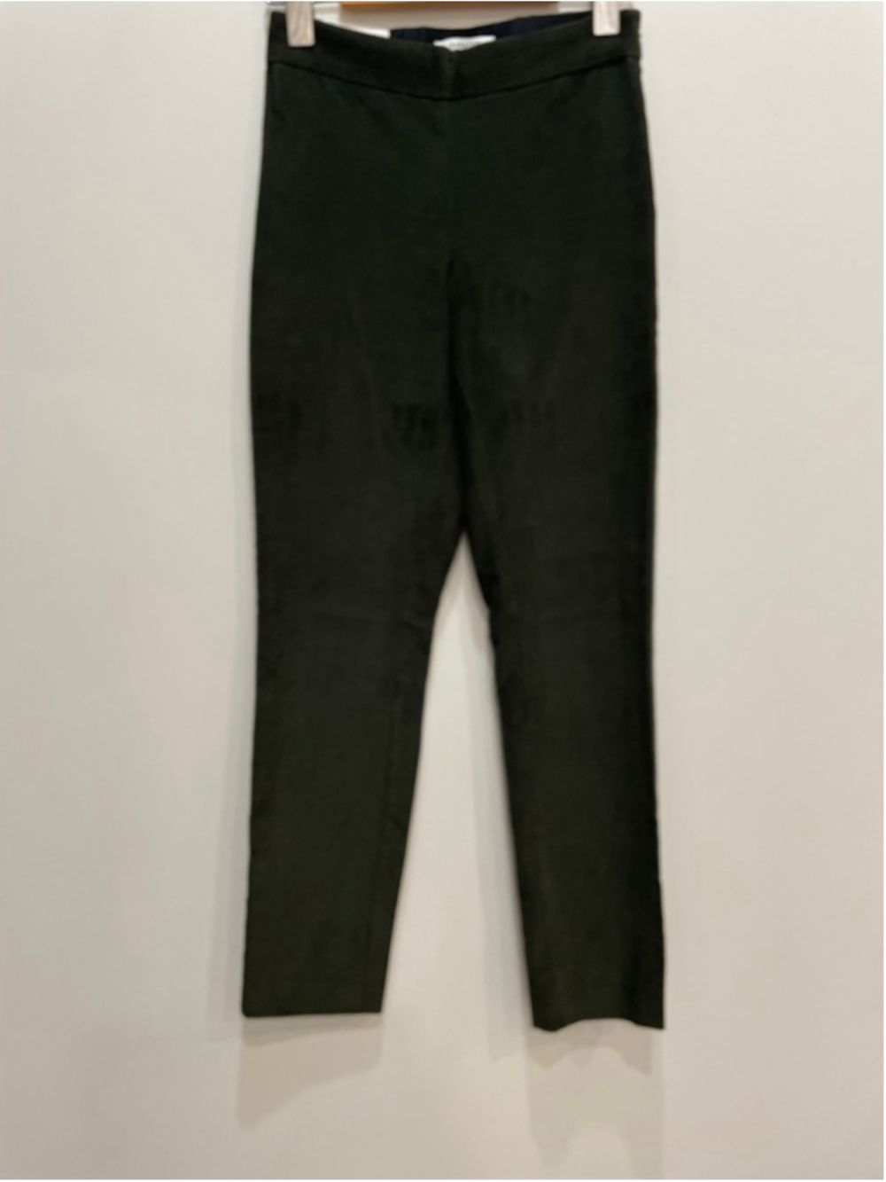Aritzia Babaton Mitch Corduroy Pants 00 Green Cropped Neutral Office